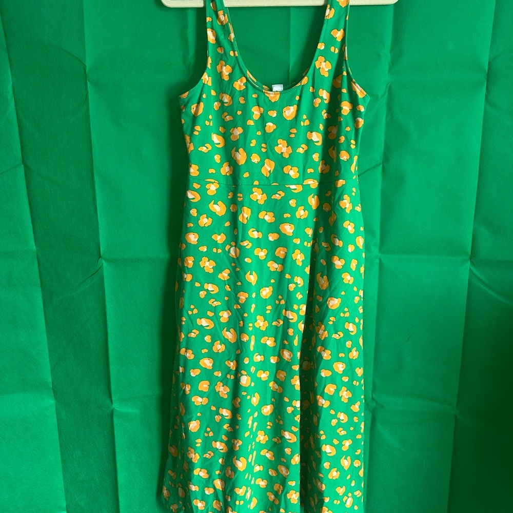 Carmen’s Casual Collection - Tabitha Brown’s Green Floral Sleeveless Dress